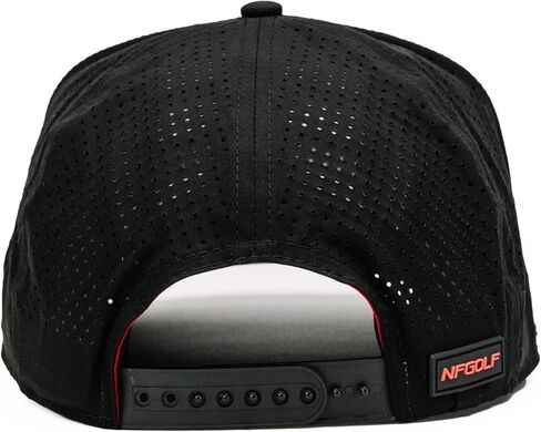 شركة نوثين فانسي | قبعة ليجاسي وودز بيرفورمانس سناباك | فلفل أسود/حار | ألواح مثقبة بالليزر قابلة للتنفس | فاتورة منحنية مسبقًا | نسيج الأداء | قبعة حبل سائق الشاحنة | للرجال والنساء in Kuwait