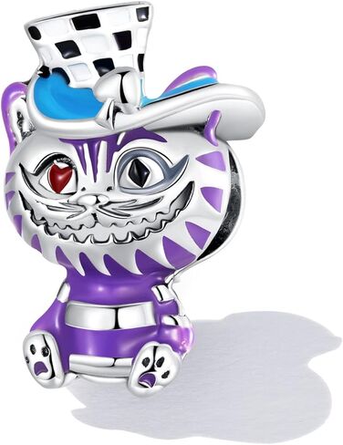 Kerraom Halloween Charm 925 Sterling Silver Beads Horror Charms Series: BOO! Bead, Magical Kitten/Witch/Skeleton Heart/Ghost Beads, Night Light Pumpkin Halloween Bracelet Charms in Saudi Arabia