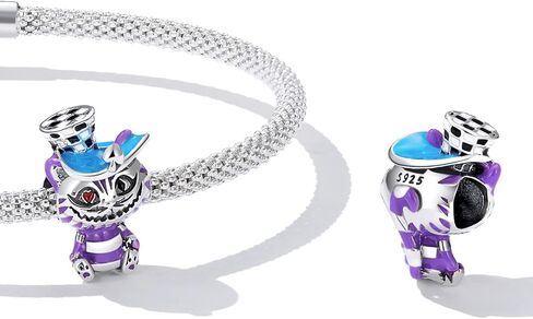 Kerraom Halloween Charm 925 Sterling Silver Beads Horror Charms Series: BOO! Bead, Magical Kitten/Witch/Skeleton Heart/Ghost Beads, Night Light Pumpkin Halloween Bracelet Charms in Saudi Arabia