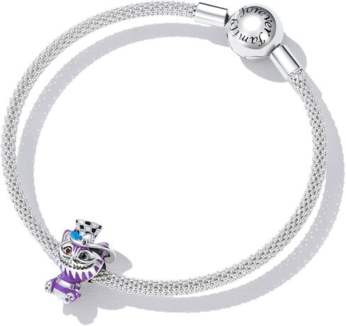 Kerraom Halloween Charm 925 Sterling Silver Beads Horror Charms Series: BOO! Bead, Magical Kitten/Witch/Skeleton Heart/Ghost Beads, Night Light Pumpkin Halloween Bracelet Charms in Saudi Arabia