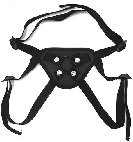 TSSGD Adjustable Belt Female female Strapless Panties Underwear for Men Women Couples role play Triangular underwear Black in Saudi Arabia