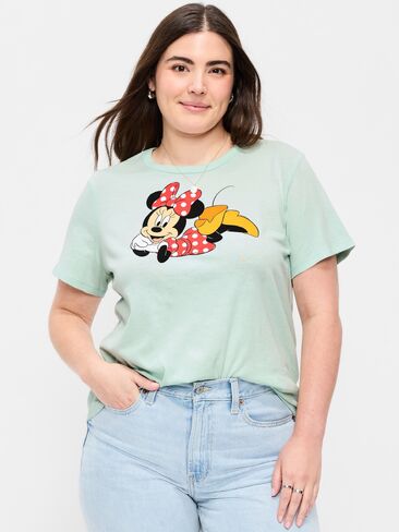 Old Navy Old Navy x Disney Minnie Mouse Vintage Crew-Neck T-Shirt for Women - TILLANDSIA in Saudi Arabia