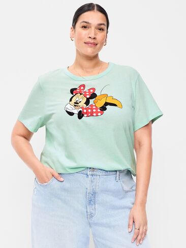 Old Navy Old Navy x Disney Minnie Mouse Vintage Crew-Neck T-Shirt for Women - TILLANDSIA in Saudi Arabia