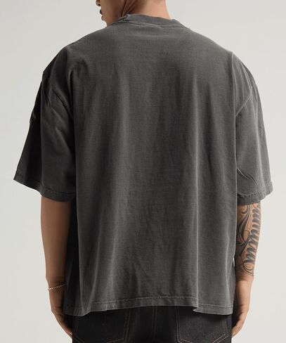 Heavy Metal Dogs – Heavyweight, Washed & Oversized Shaka-Wear Drop Shoulder Tshirt for Men & Women in Saudi Arabia
