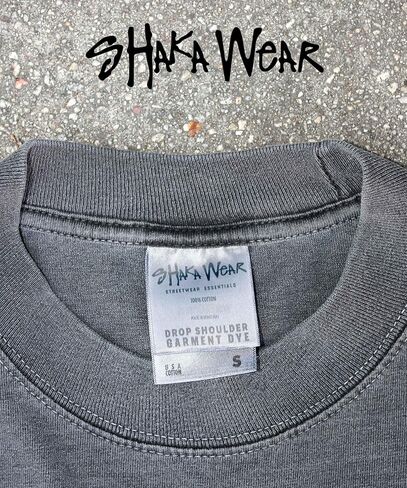 Heavy Metal Dogs – Heavyweight, Washed & Oversized Shaka-Wear Drop Shoulder Tshirt for Men & Women in Saudi Arabia
