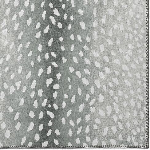Addison Rugs Safari ASF33 رمادي قابل للغسل 2'3" x 7'6" سجادة للمدخل الداخلي والخارجي، سجادة منطقة المطبخ مقاومة للبقع وقابلة للغسل للحمام والدخول والفناء والغسيل وغرفة النوم in Saudi Arabia
