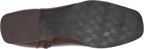 Easy Spirit Women's SIDNEY Block Heel Square Toe Dress Bootie, Dark Brown 201, 10 W in Saudi Arabia