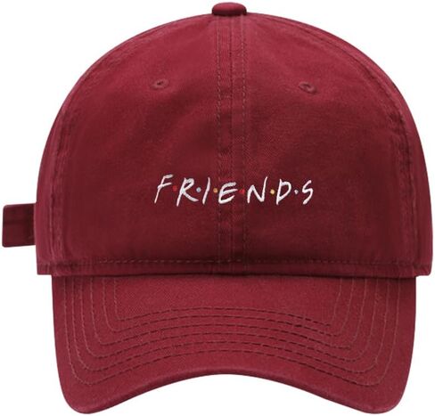 Juiwuerqi Baseball Cap Mens Women Letter Friends Embroidered Unisex Cotton Adjustable Outdoor Dad Hats for Men in Saudi Arabia