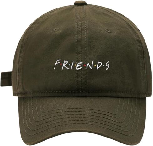 Juiwuerqi Baseball Cap Mens Women Letter Friends Embroidered Unisex Cotton Adjustable Outdoor Dad Hats for Men in Saudi Arabia