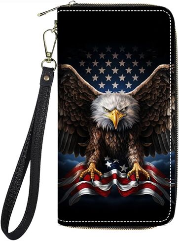 FVAENDHIO Women's Large Capacity Wallet PU Leather Double Zipper Clutch Purse Multifunctional Wallet with Removable Wristlet Strap for Smart Phone/Coin/Card/Cash, Bible Verse Quotes 2 Timothy 1:7 in Saudi Arabia