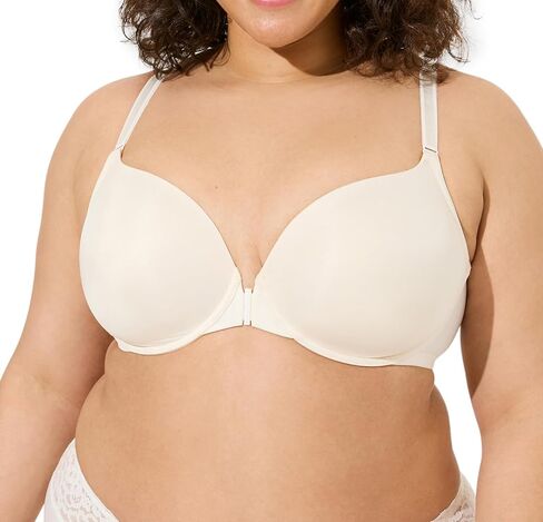 Torrid Women's Plus Size Bra - Perfect T-Shirt Lightly Lined Front-Close Bra in Saudi Arabia