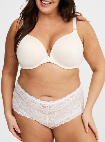 Torrid Women's Plus Size Bra - Perfect T-Shirt Lightly Lined Front-Close Bra in Saudi Arabia
