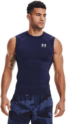 Under under Armor Big & Tall Heatgear Armor Compless Midnight Navy/White 3xt in Kuwait