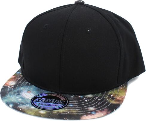 Galaxy Leaf Hologram Floral Aztec Bandana Print Brim Snapback Hat Baseball Cap in Saudi Arabia