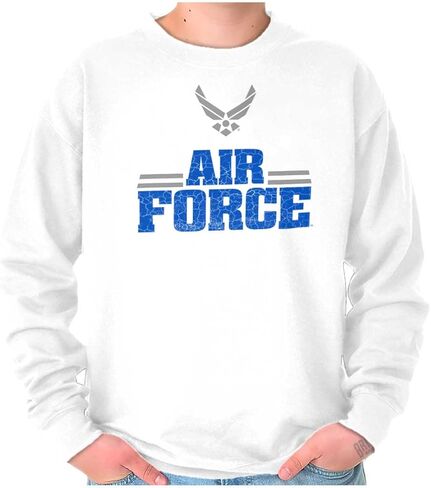 سويت شيرت بشعار أجنحة القوات الجوية الأمريكية الرسمي من Brisco Brands US Air Force للرجال والنساء in Saudi Arabia
