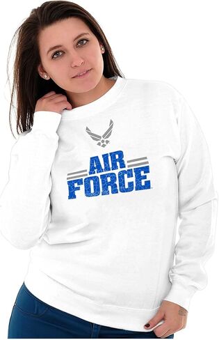 سويت شيرت بشعار أجنحة القوات الجوية الأمريكية الرسمي من Brisco Brands US Air Force للرجال والنساء in Kuwait