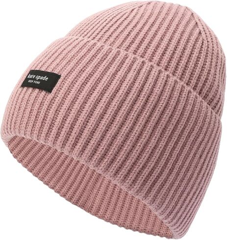 Kate Spade Women's Sam Label Beanie, Stylish Hat & Fashion Accessory Cap, Ideal for Cold Weather in Saudi Arabia