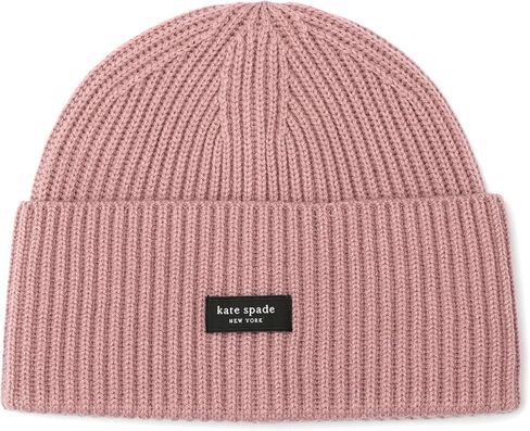 Kate Spade Women's Sam Label Beanie, Stylish Hat & Fashion Accessory Cap, Ideal for Cold Weather in Saudi Arabia