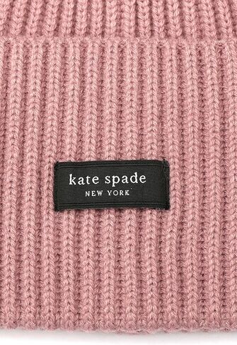 Kate Spade Women's Sam Label Beanie, Stylish Hat & Fashion Accessory Cap, Ideal for Cold Weather in Saudi Arabia