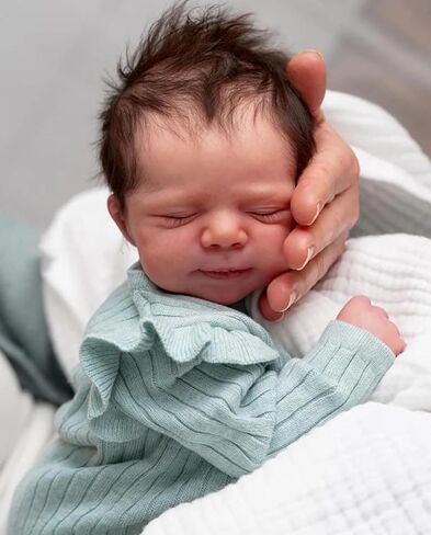 Anano Lifelike Reborn Baby Dolls Silicone Full Body 20Inch Realistic Newborn Baby Dolls That Look Real Life Like Baby Doll Alive Anatomically Correct Baby Doll Girl All Vinyl in Saudi Arabia