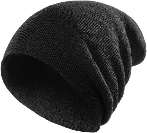 Beanie for Men Women Acrylic Knit Cuffed Warm Hat One Size Fits Most Green in Saudi Arabia