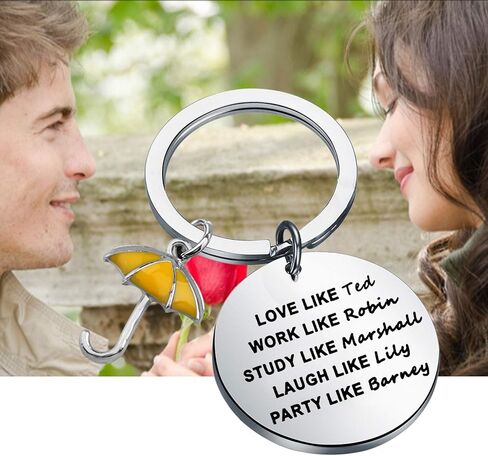 CENWA Love Like Ted Work Like Robin سلسلة مفاتيح مظلة صفراء هدية لمحبي HIMYM in Saudi Arabia