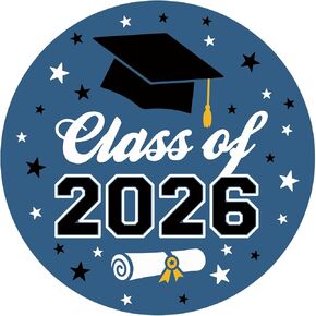 2026 Graduation Stickers, Party Favor Bag Labels, Graduation Party Favors & Decorations, Class of 2026 Stickers for Favors, 1.6" (Pink-2026) in Kuwait