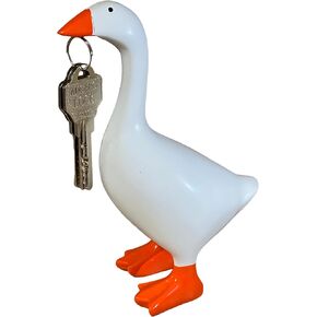 PetiKnot Desk Goose,7 inches Desktop Goose Statue, Mini Desk Trinkets Figurines Home Office Decor,Gift for Women in Saudi Arabia