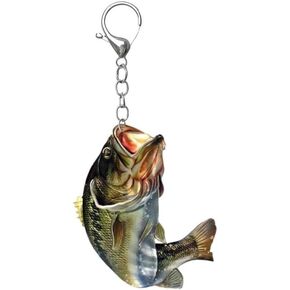 KIFEDSLJ سلسلة مفاتيح الصيد مضحك الإبداعية بارد الصيد حلقة رئيسية لمحبي الصيد مجوهرات الصياد in Kuwait