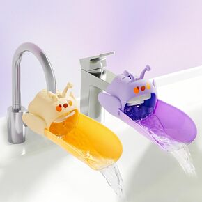 2 حزمة صنبور موسع للأطفال الصغار ، بانيموسي أطفال بالوعة موسع للحمام والمطبخ وخالية من BPA وموسع ماء غسل يدوي يناسب الصنبور القياسي والموشنك in Kuwait