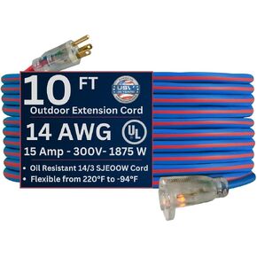 98025 Extension Cord, One Size, Multicolored in Saudi Arabia