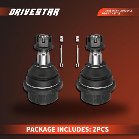 DRIVESTAR 2 PC K6693 Front Lower Ball Joints, for Chevy Avalanche 2500/ Silverado 1500 (2500) HD Classic/ 3500 HD/Suburban, for GMC Sierra 1500 HD Classic/ 2500 HD Classic/ 3500 HD, for Hummer H2 in Saudi Arabia