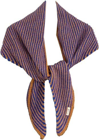 Caistre Winter Knitted Stripe Scarf for Women Fashion Shoulder Wrap Soft Cashmere Feel Scarfs Lightweight Neck Warmer in Saudi Arabia