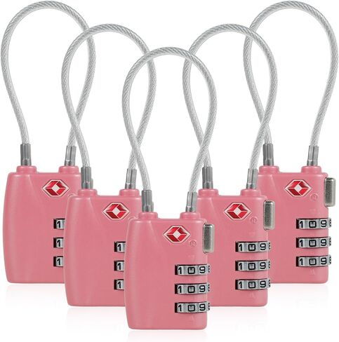 1Pcs Luggage Locks 3 Digit Travel Combination Locks Portable Small Combination Padlocks Zinc Alloy Suitcase Locks for Travel Bag Suitcase Lockers Backpack,Blue in Saudi Arabia