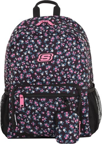 Skechers 365 Trail Quest Travel Backpack for Women & Men, College Backpack, Laptop Bag, Multipurpose Back Pack & Book Bag (Floral) in Saudi Arabia