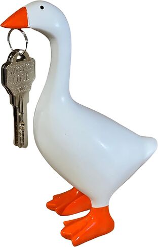 PetiKnot Desk Goose,7 inches Desktop Goose Statue, Mini Desk Trinkets Figurines Home Office Decor,Gift for Women in Saudi Arabia