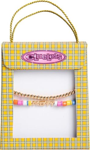 مجموعة من الخرزات المتعددة ذات اللون الذهبي من Clueless مكونة من سوارين قابلين للتمدد من Preppy in Saudi Arabia