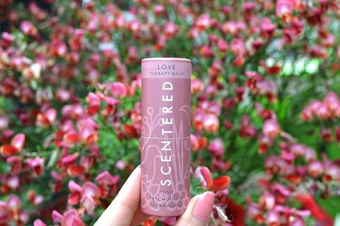 Scentered Aromatherapy Love Balm Christmas Stocking Gift for Emotional Wellbeing - Essential Oils Roll On with Rose & Ylang Ylang - Self-Care Stocking Stuffers for Women in Saudi Arabia