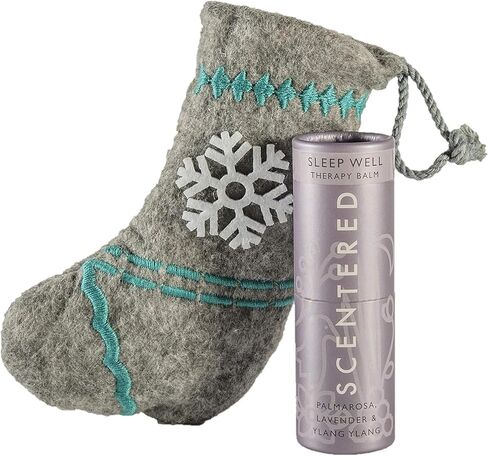 Scentered Aromatherapy Love Balm Christmas Stocking Gift for Emotional Wellbeing - Essential Oils Roll On with Rose & Ylang Ylang - Self-Care Stocking Stuffers for Women in Saudi Arabia