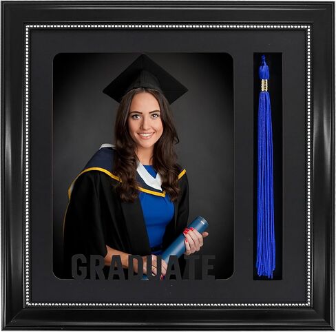 GMFrames Graduation Picture Frame Class of 2026 & 2025 Photo Frame with Mat for 8x10 Pictures Graduation Party Gift and Keepsake Black in Saudi Arabia