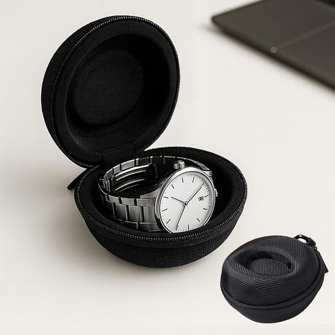 Portable Watch Case – Waterproof Watch Display Case Drawer for Men or Women, Durable Dustproof Watches Holder Organizer for Travel in Saudi Arabia