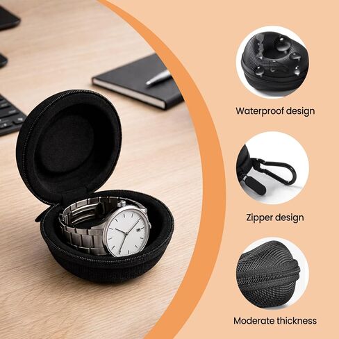 Portable Watch Case – Waterproof Watch Display Case Drawer for Men or Women, Durable Dustproof Watches Holder Organizer for Travel in Saudi Arabia