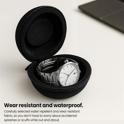Portable Watch Case – Waterproof Watch Display Case Drawer for Men or Women, Durable Dustproof Watches Holder Organizer for Travel in Saudi Arabia