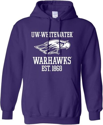 CreateMyTee | Vintage Wisconsin Whitewater Warhawks Hooded Sweatshirt in Saudi Arabia