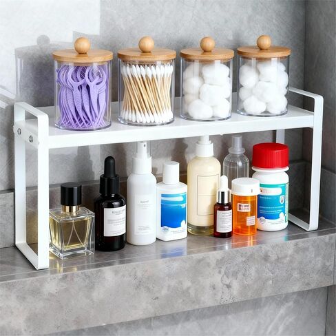 EAROND Medicine Cabinet Organizer with Removable Dividers, 3-Tier Stackable Drawer Storage for Bathroom, RV, Vanity, Countertop & Desk in Saudi Arabia
