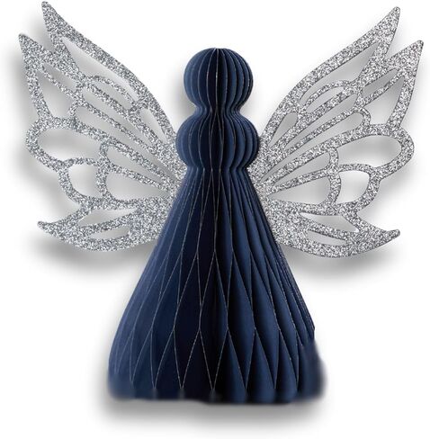 Your Heart's Content Honeycomb Folding Paper Set of 3 Snowman, Vintage Winter Accent, Christmas Tabletop, Holiday Mantel Accent, Kids Bookshelf (Set 3 Snowmen) in Kuwait