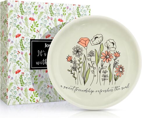 JoycuFF Christian Gifts for Women Faith,Inspirational Religious Ceramic Ring Jewelry Dish Gifts for Christians Christmas in Saudi Arabia