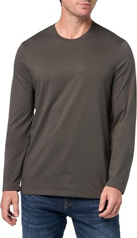 Armani Exchange Mens Basic Long Sleeve Jersey Crew Neck Tee in Saudi Arabia