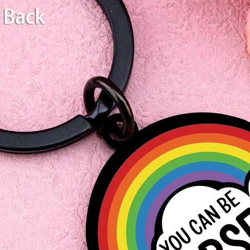 Iweca Lgbtq مثليه فخر المفاتيح مثليه الهدايا مثلي الجنس هدايا للنساء الرجال عبر مثلي الجنس فخر الزينة المخنثين فخر الاشياء مثلي الجنس أنت آمن معي الملحقات للأزواج صديقها صديقة in Saudi Arabia