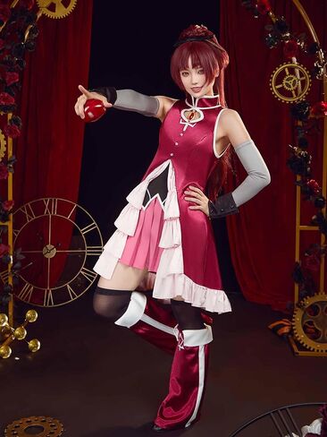 مجموعة كاملة من أزياء Micotaku Puella Magi Madoka Magica Kyouko Sakura النسائية in Saudi Arabia